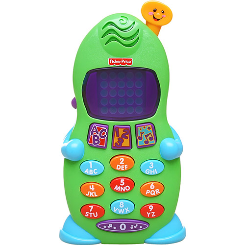 Brinquedo De Telefone Celular Para Aprender E Brincar De Educação Precoce  Com Capa De Silicone Luzes Musicais Crianças De 0-1 Ano Cordão 2 Baterias  AAA